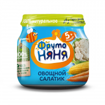 Фруто-няня Пюре "Овощной салатик" 80 гр. (078011)