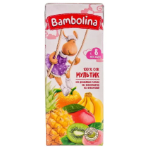 Bambolina Сок мультифруктовый с 8 мес 0,2 л