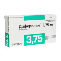 Диферелин 3,75 лиофилизат для приготовления суспензии для инъекций флакон 3,75мг №1