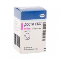 Достинекс 0,5 мг №8 таб.