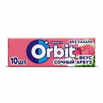 Орбит жев. резинка без сахара 13,6 гр №10 др. Арбуз