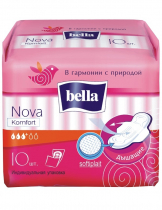 Прокладки гигиенические Bella Classic Nova Comfort Drainette 3 капли №10