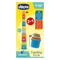 Chicco Развивающая игрушка Занимательная пирамидка с цифрами 6+ мес