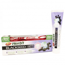 Зубная паста с черным тмином Dabur Herbal Black Seed 150 гр.+ зубная щетка