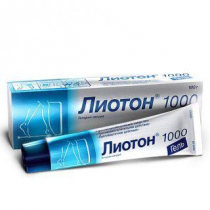 Лиотон гель 1000МЕ/1г туба 50г