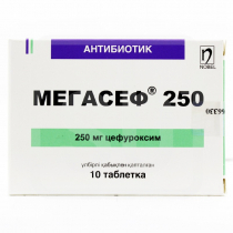 Мегасеф 250 мг №10