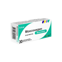 Моксонидин 0,4 мг №30 Лекфарм
