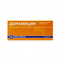 Дорамицин таблетки 3000000 МЕ №10