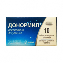 Донормил 15 мг №10 таблетки