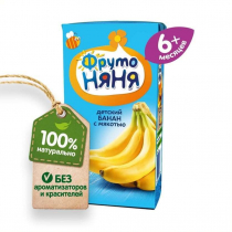 Фруто Няня Сок из бананов с мякотью 0,2 л