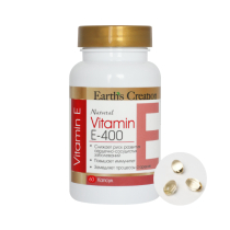 Витамин Е капсулы 400 мг №60-замедляет процесс старения