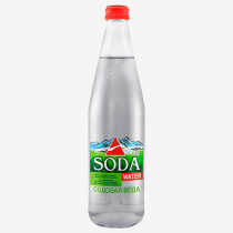 Вода SODA water стекло 0,5л