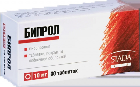 Бипрол 10 мг №30 таблетки