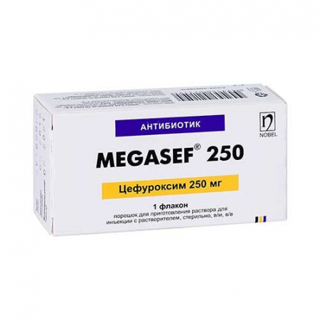 Мегасеф 250 мг 2 мл №1