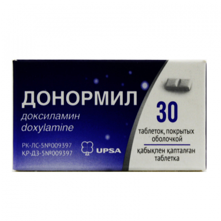 Донормил 15 мг №30 таблетки